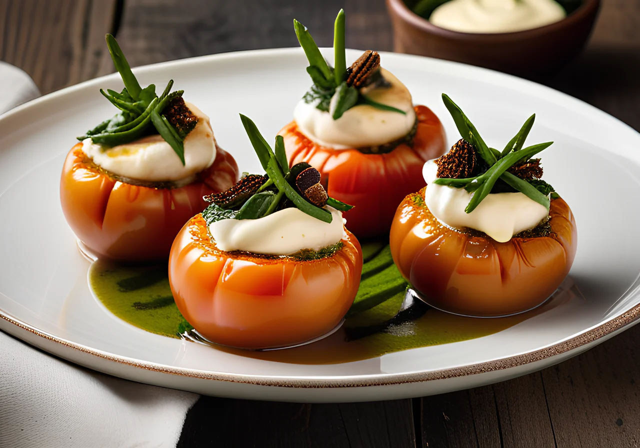 Stuffed Tomatoes with Fish