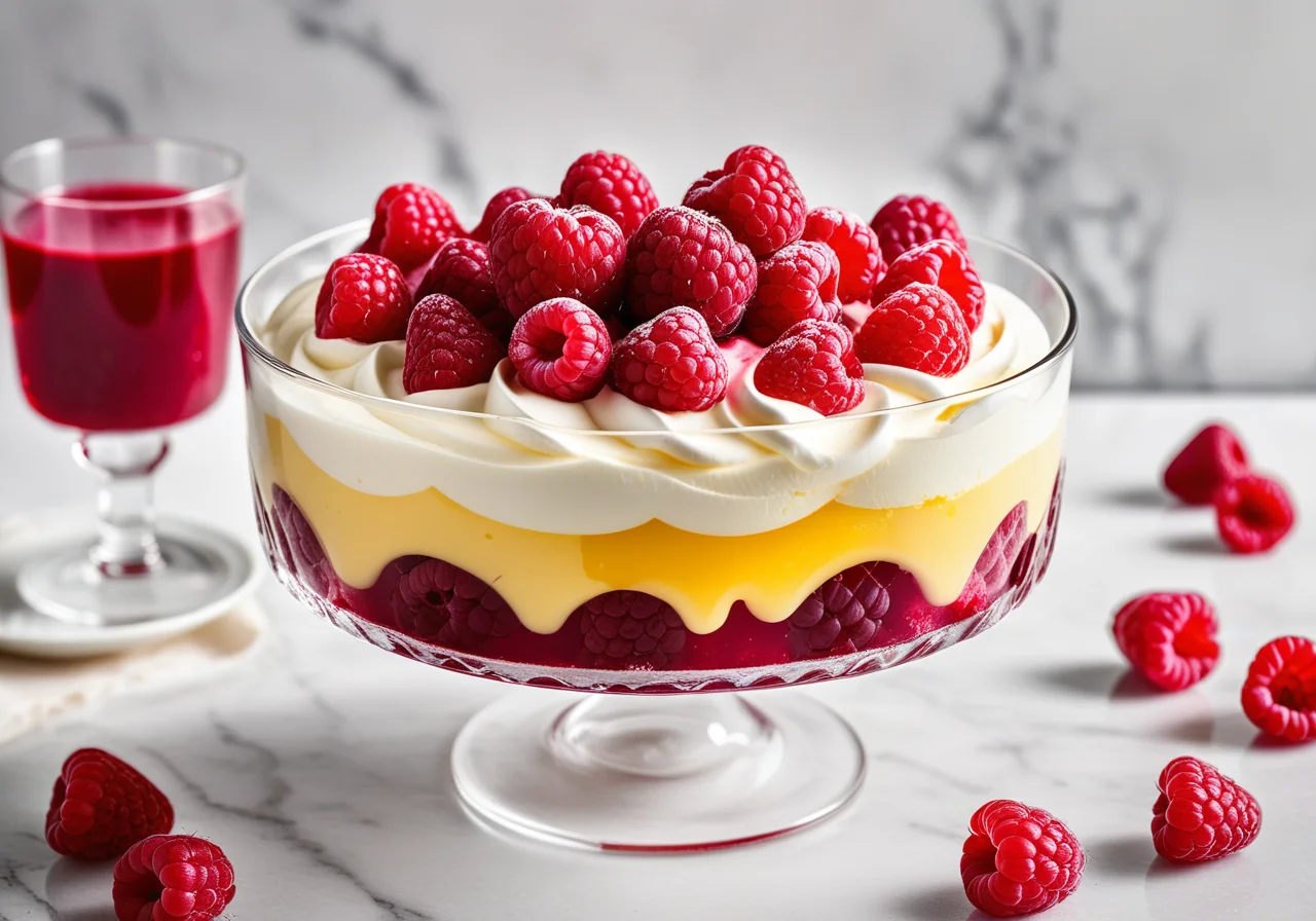 Raspberry Layered Dessert
