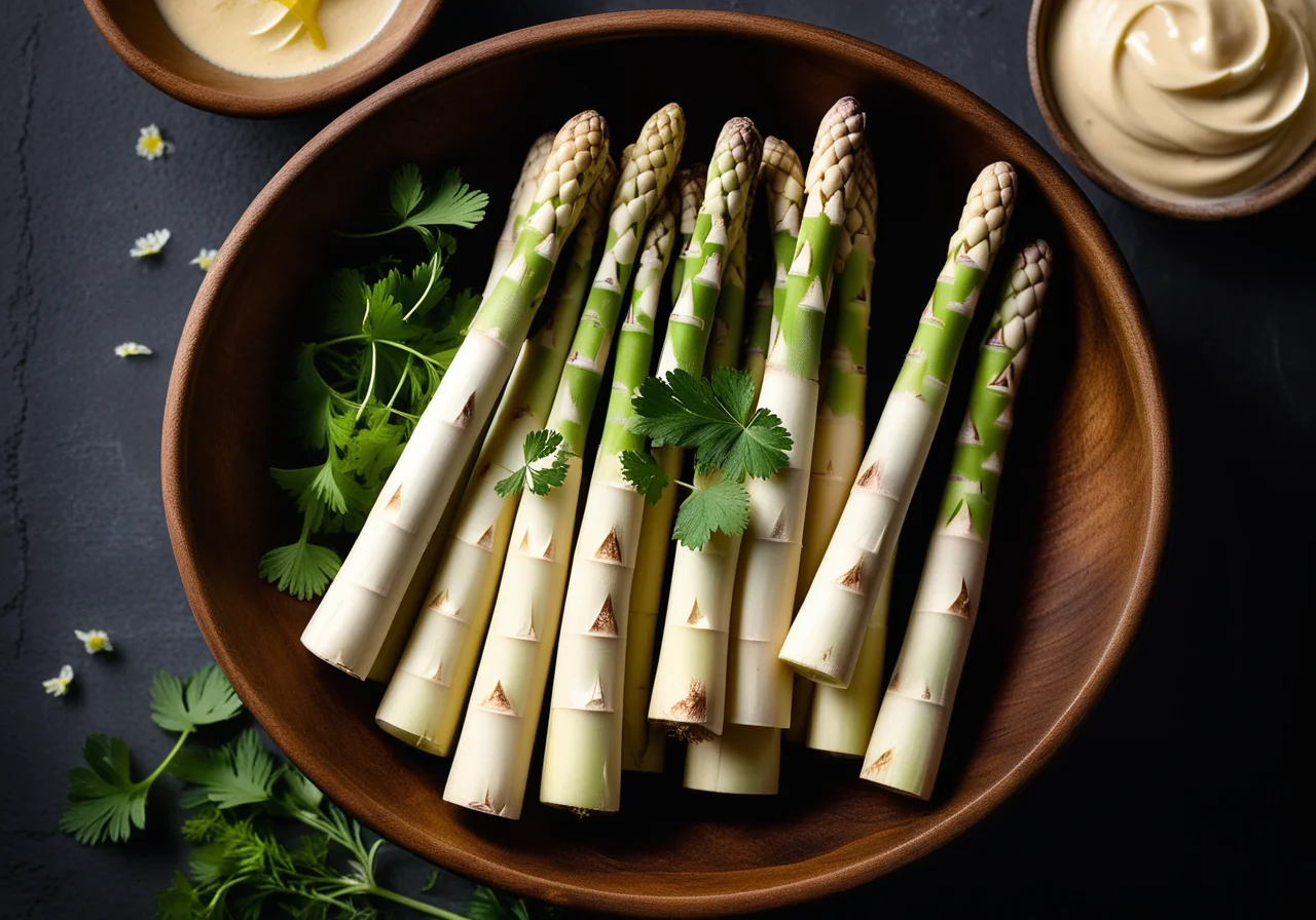 Asparagus with Chervil Sauce