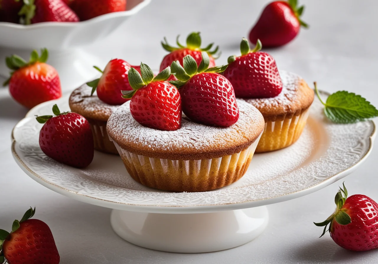 Mini-Erdbeerkuchen