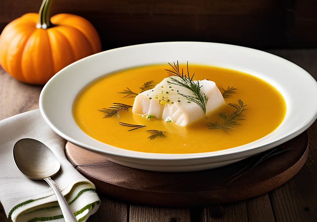 Cod and Pumpkin Soup