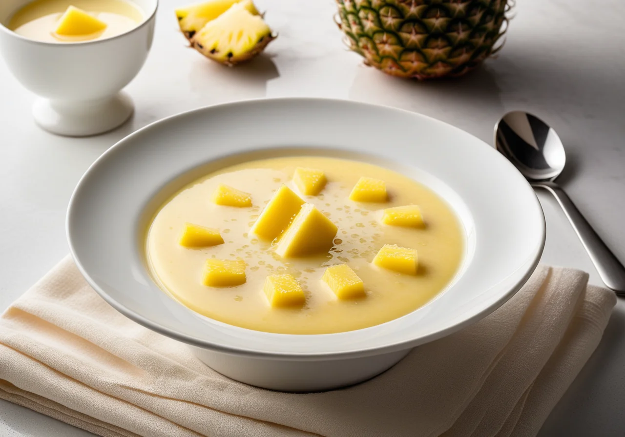 Cold Pineapple Soup