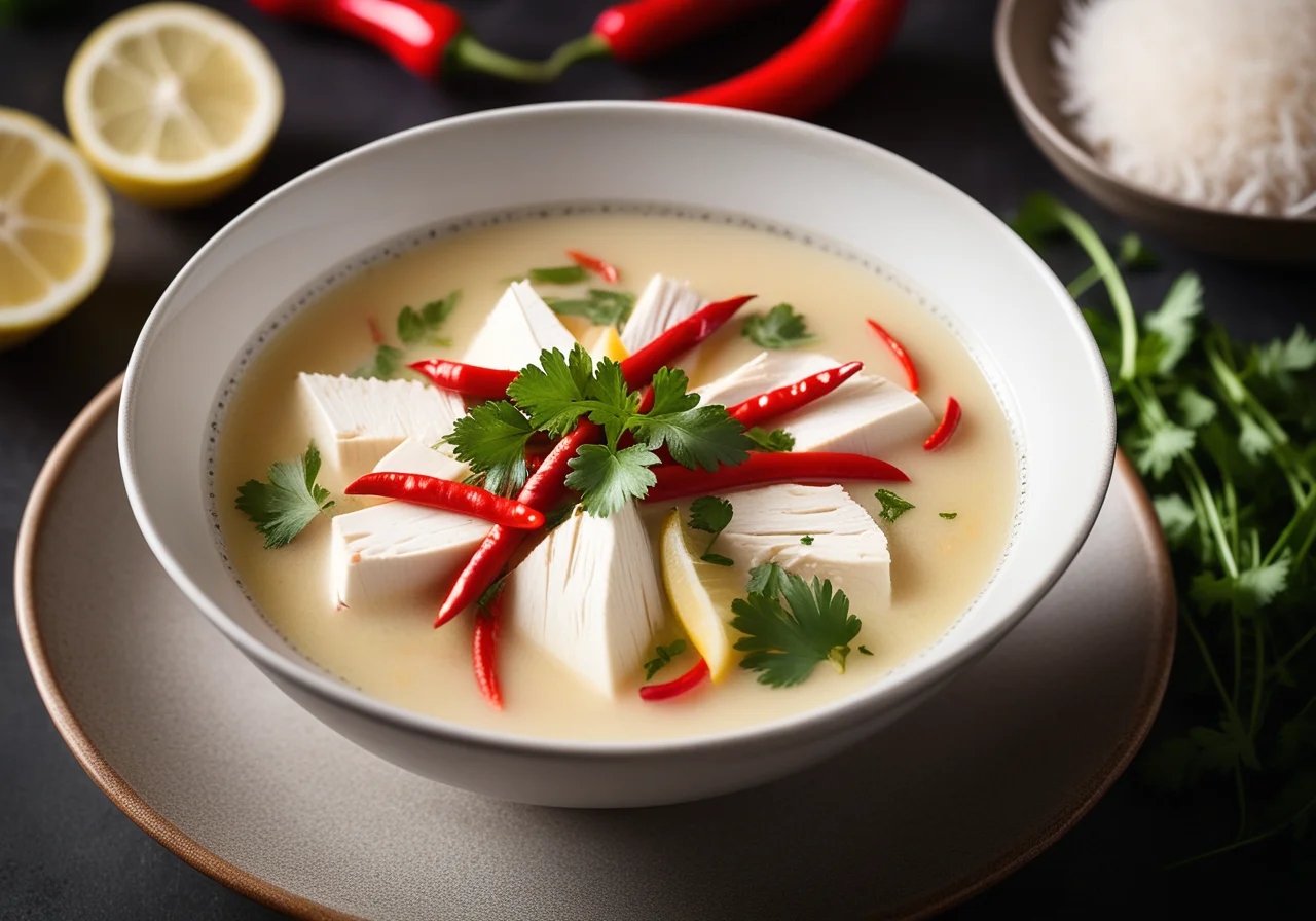 Coconut Soup with Chicken