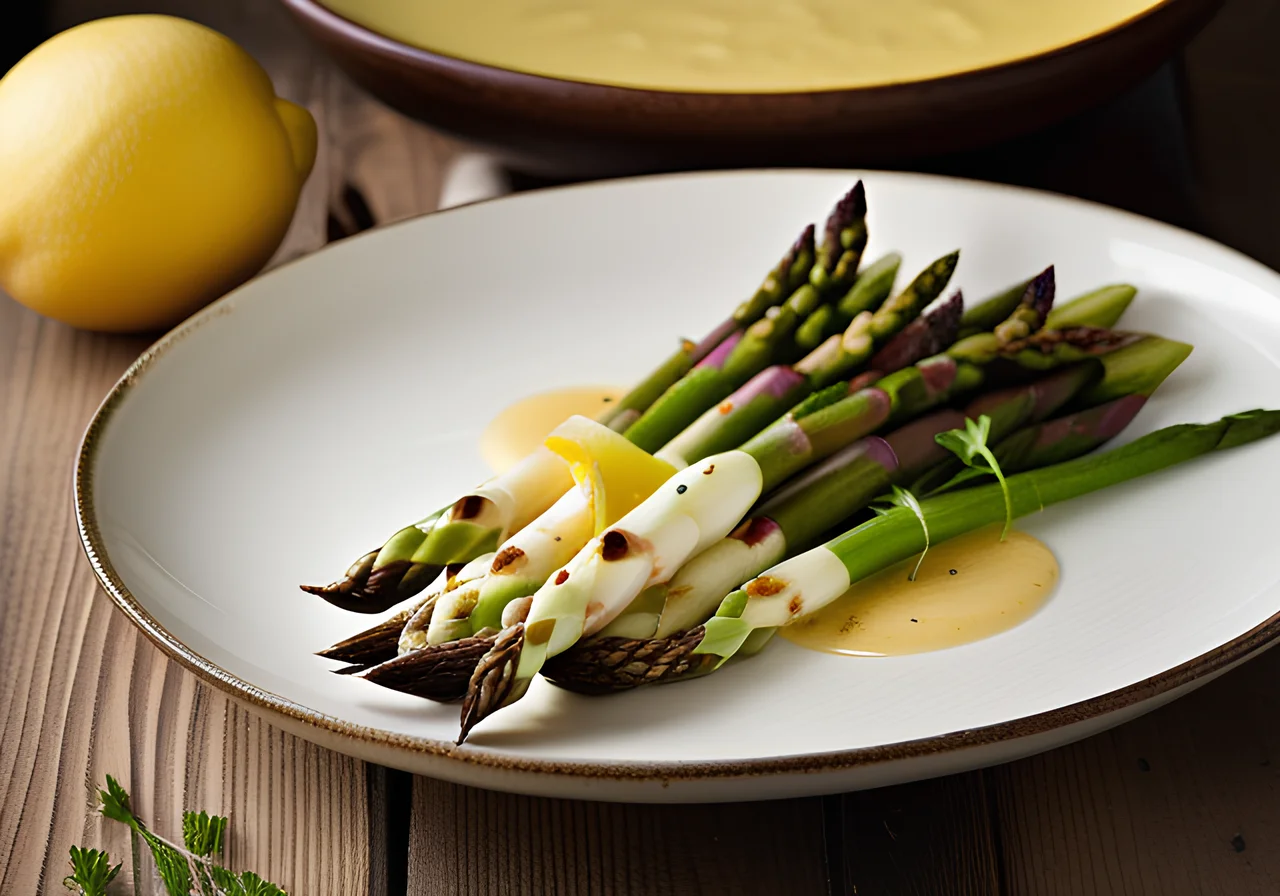 Potatoes, Egg and Asparagus