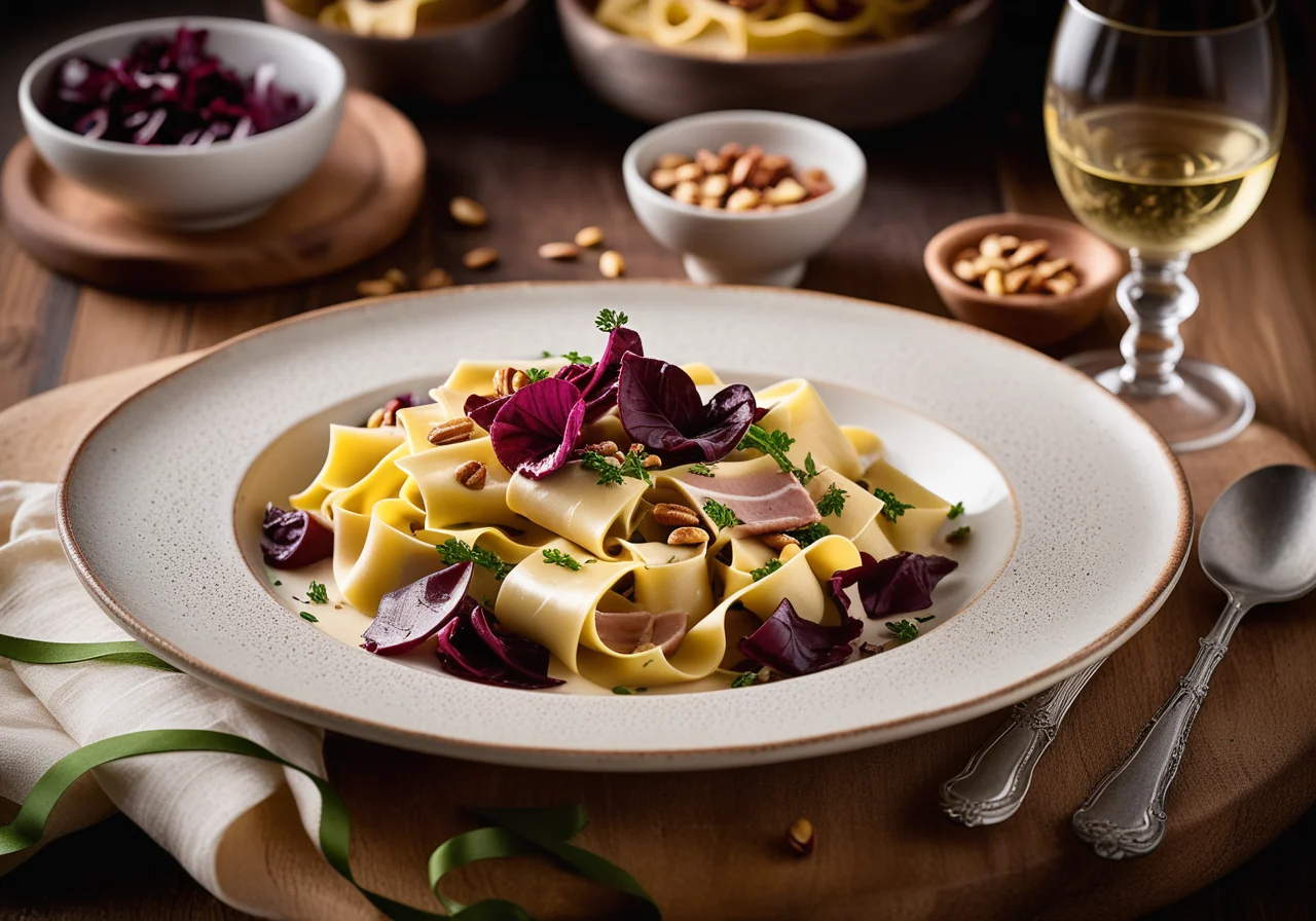 Pappardelle with Radicchio