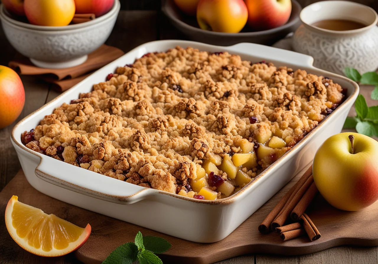 Apple Bake with Crumble