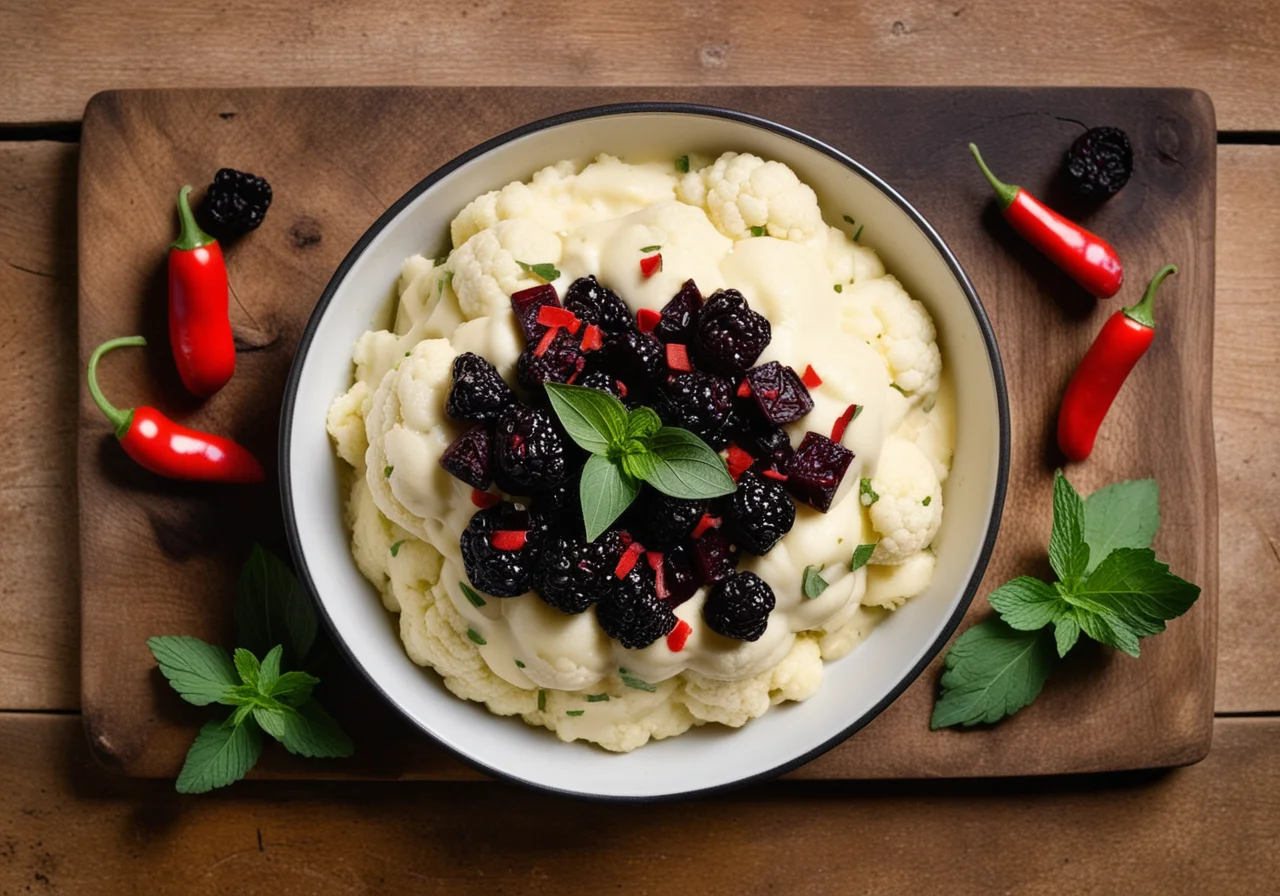 Cauliflower with Mashed Potatoes