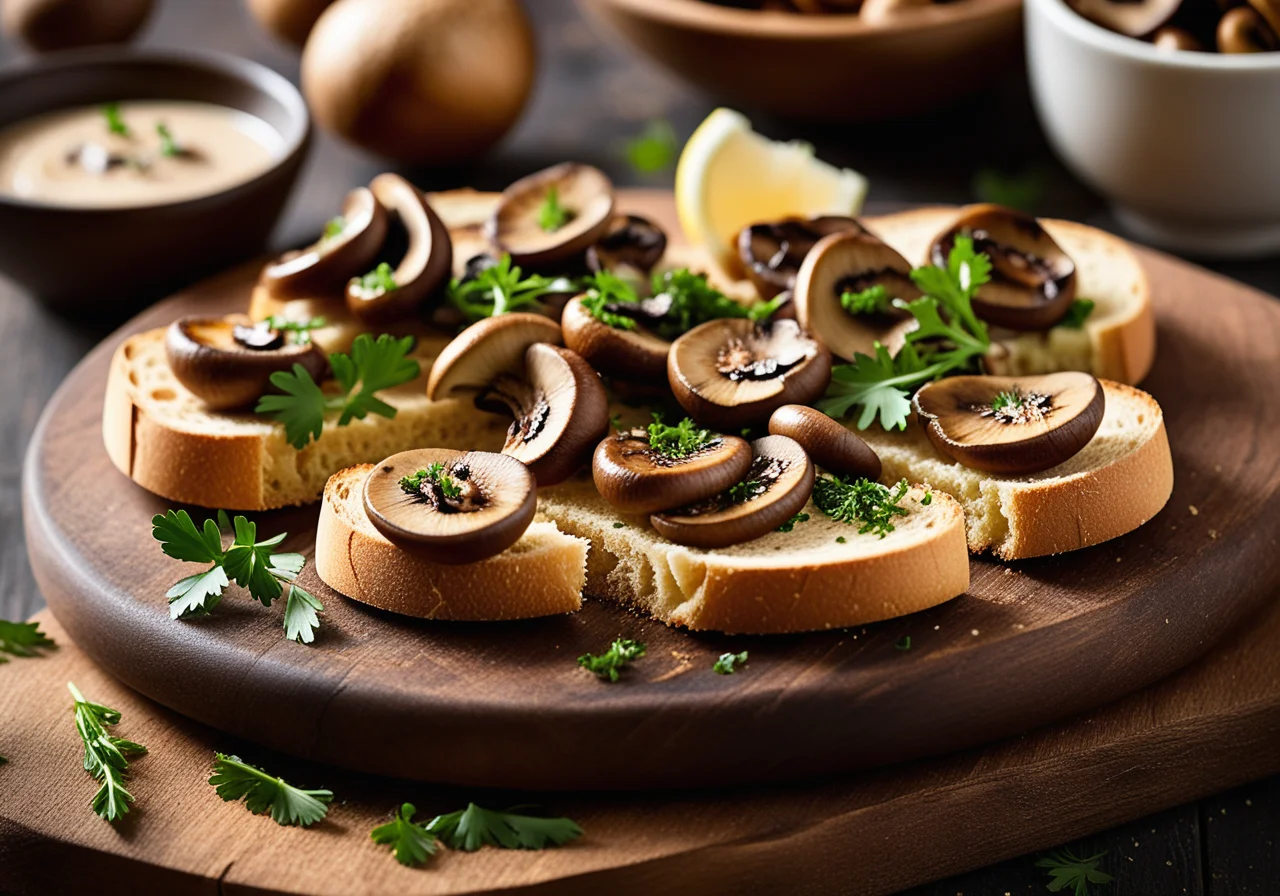 Mushroom Bruschetta