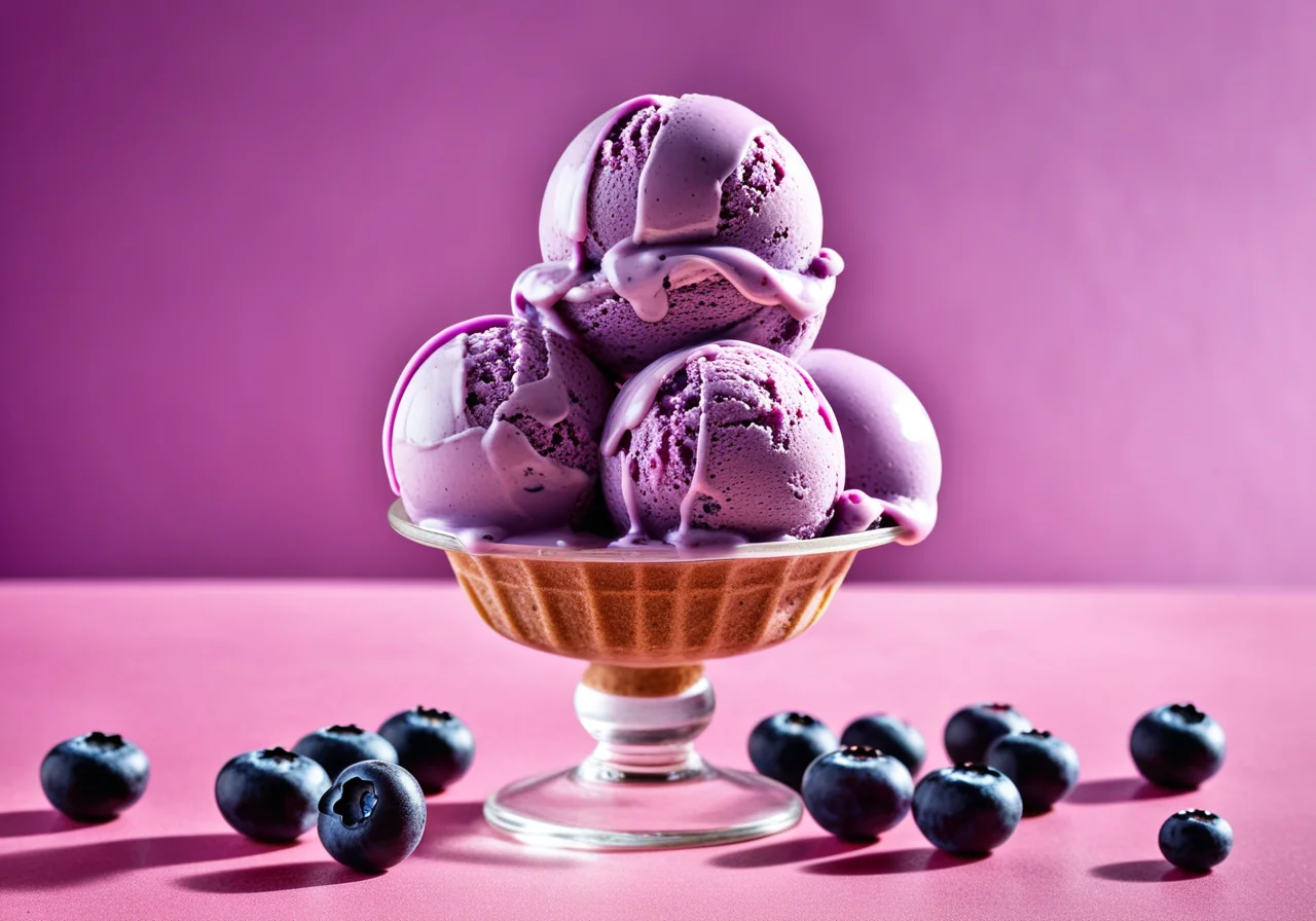 Blueberry Ice Cream