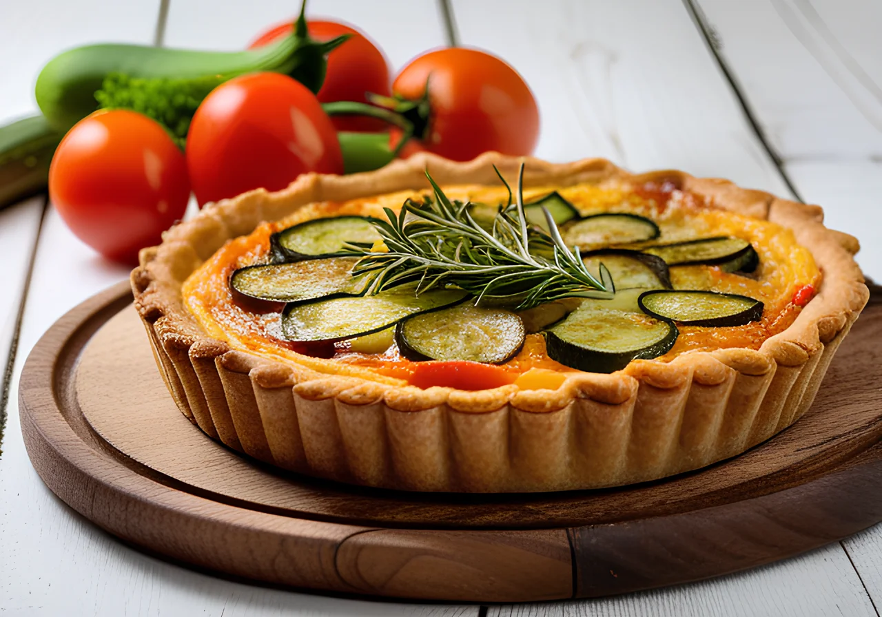 Meat and Vegetable Quiche