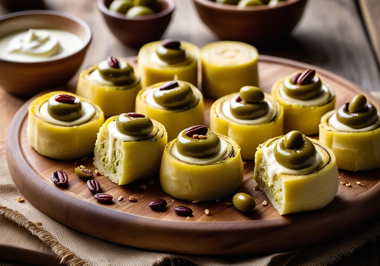 Zucchini Rolls with Cream Cheese Filling