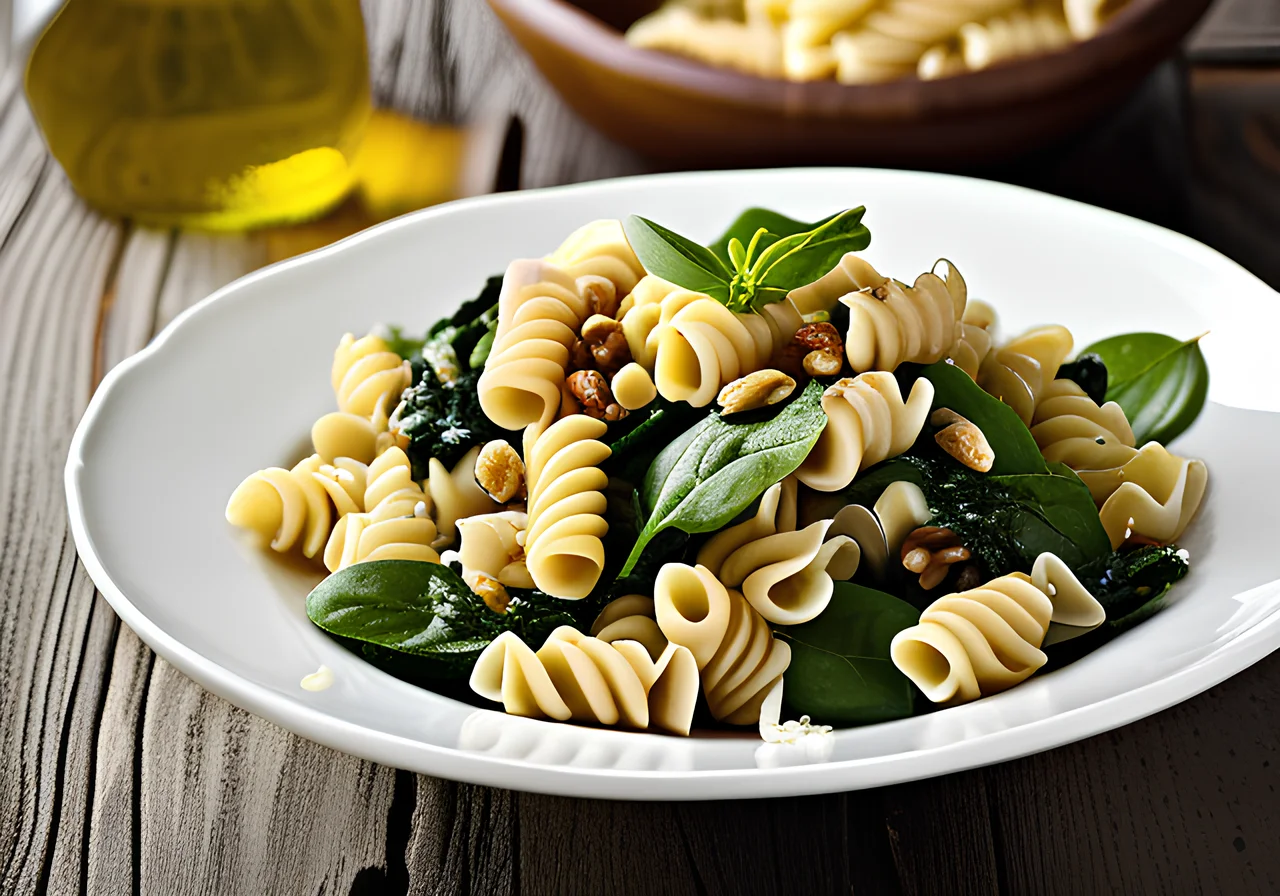 Spinach and Feta Pasta Salad