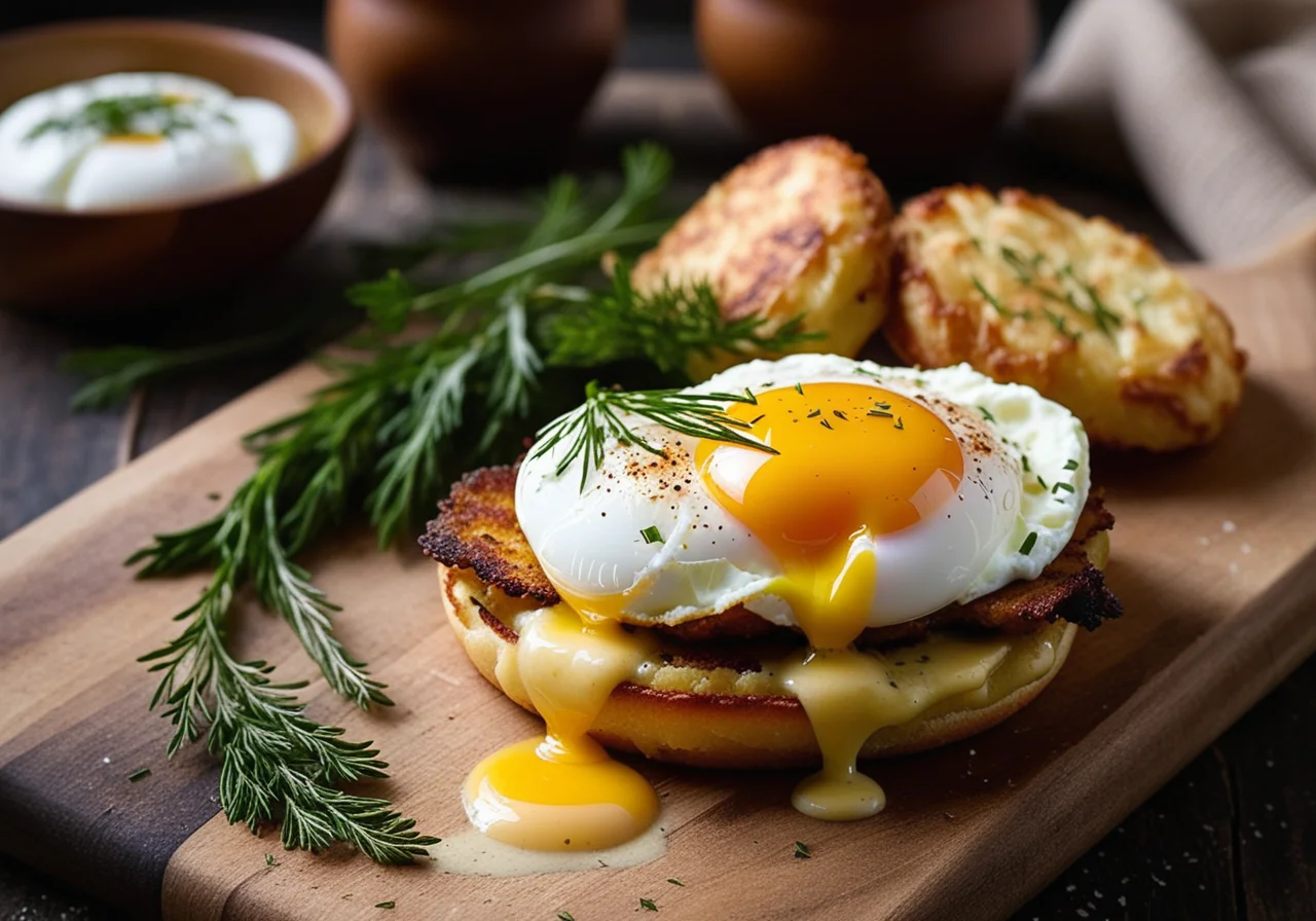 Fish Potato Patties with Lost Egg