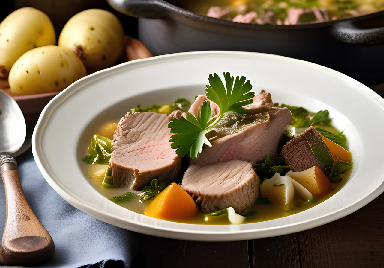 Lamb and Savoy Cabbage Pot