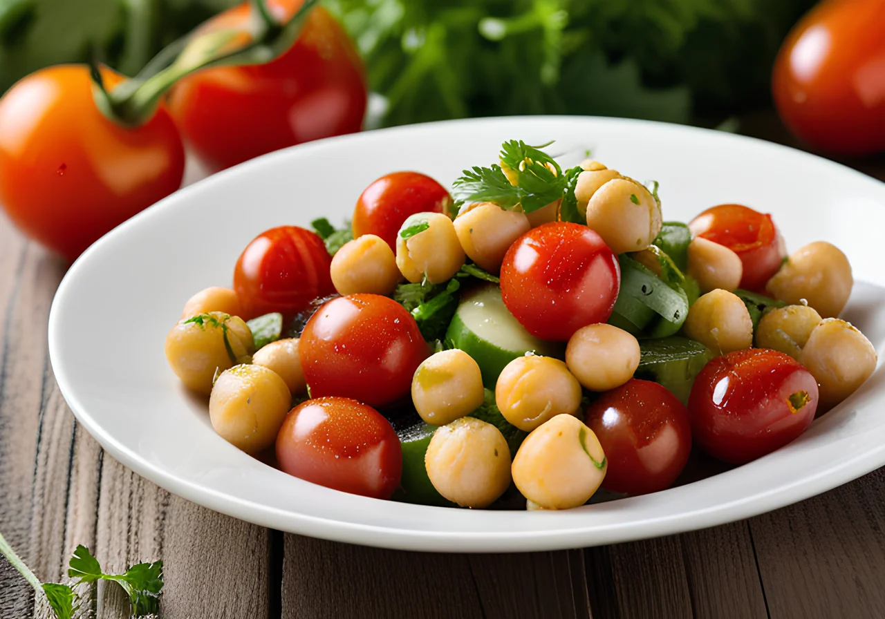Chickpea and Tomato Salad