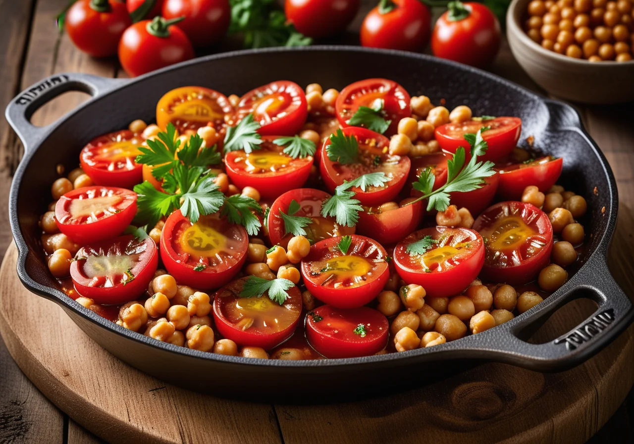 Chickpea Pork Skillet