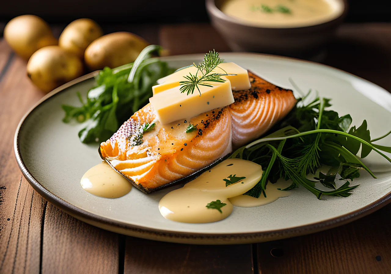 Baked Salmon with Potatoes