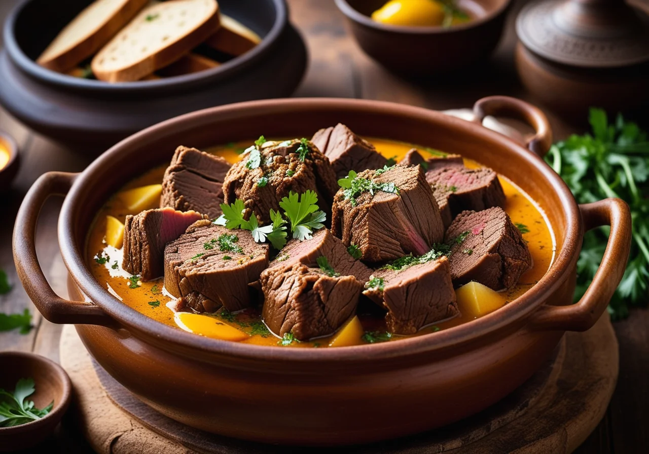 Moroccan-Style Braised Lamb