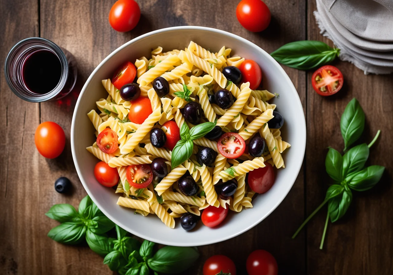 Pasta Salad with Cabanossi and Tomatoes