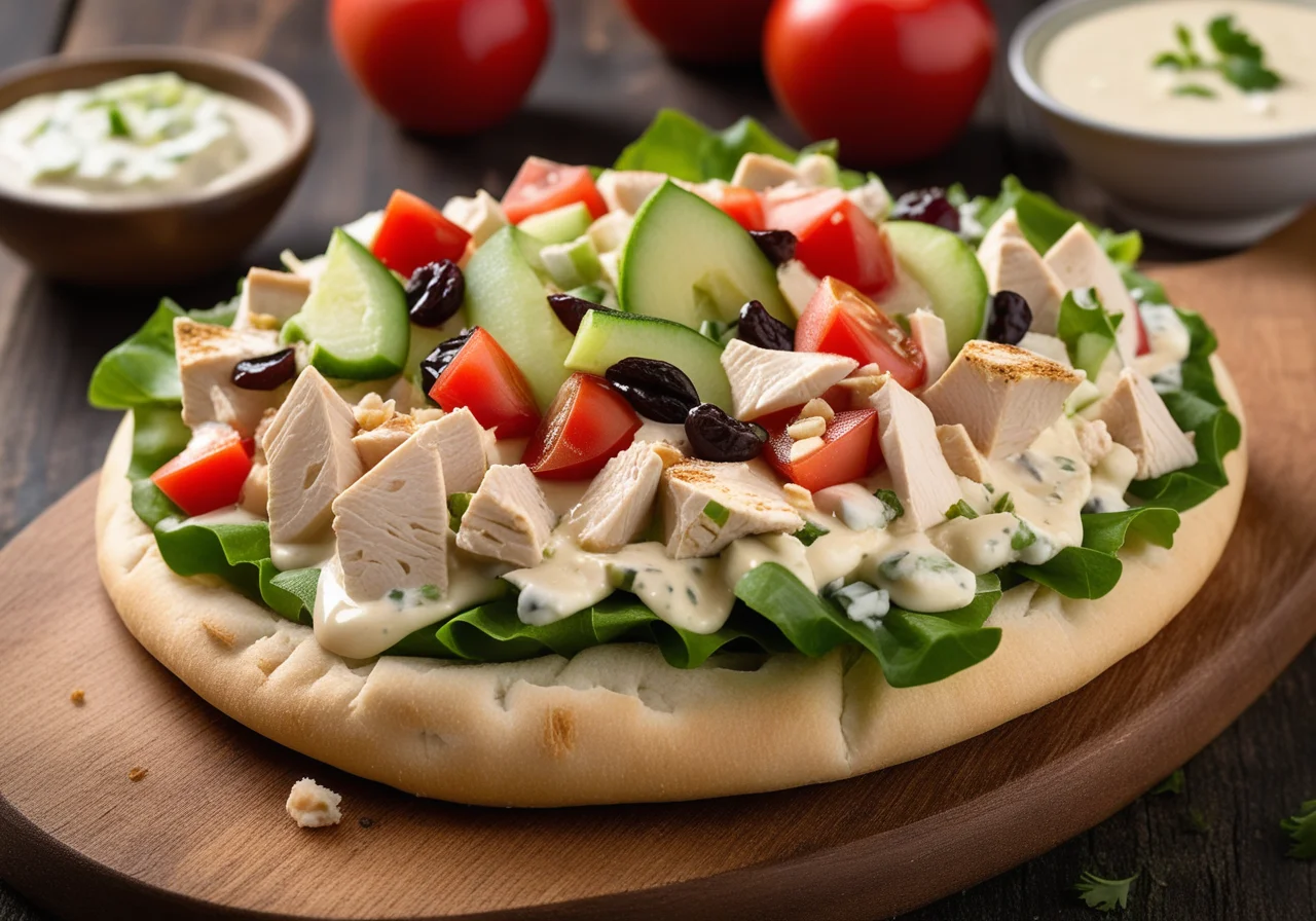 Chicken Salad in Pita Bread
