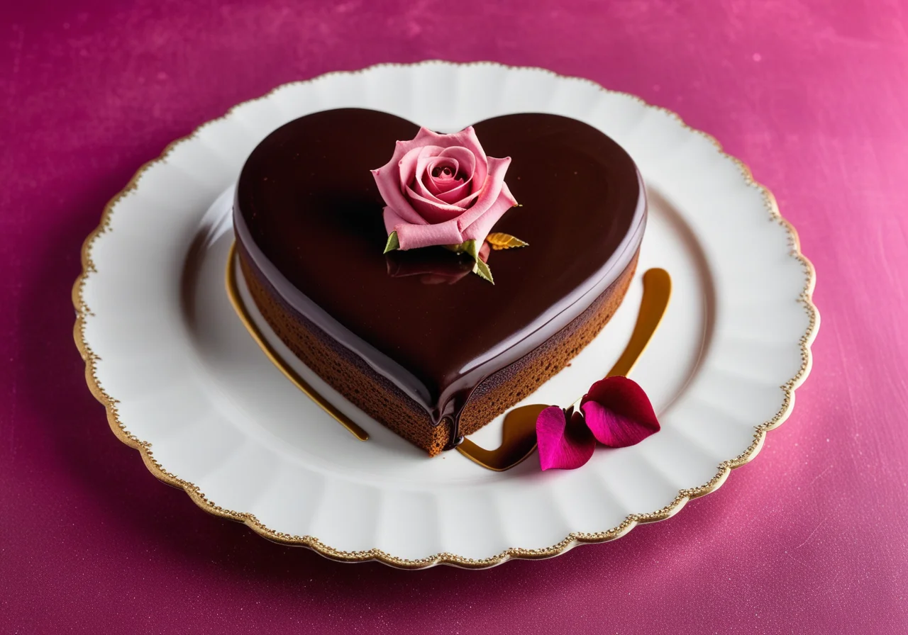 Chocolate Heart Cake