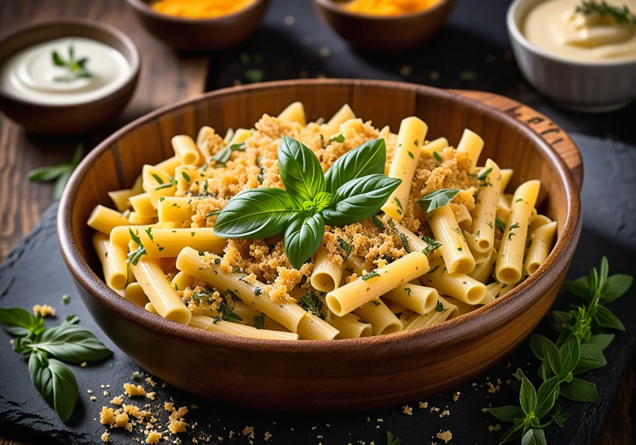 Cheese and Herb Pasta Bake