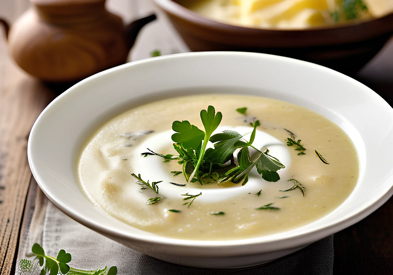 Creamy Potato Chicory Soup