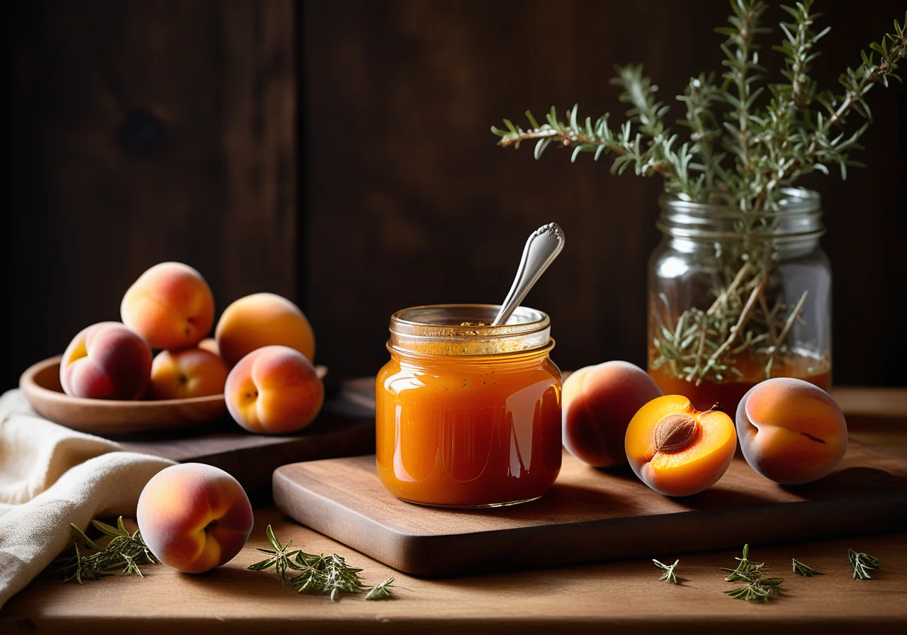 Apricots-Thyme Preserve