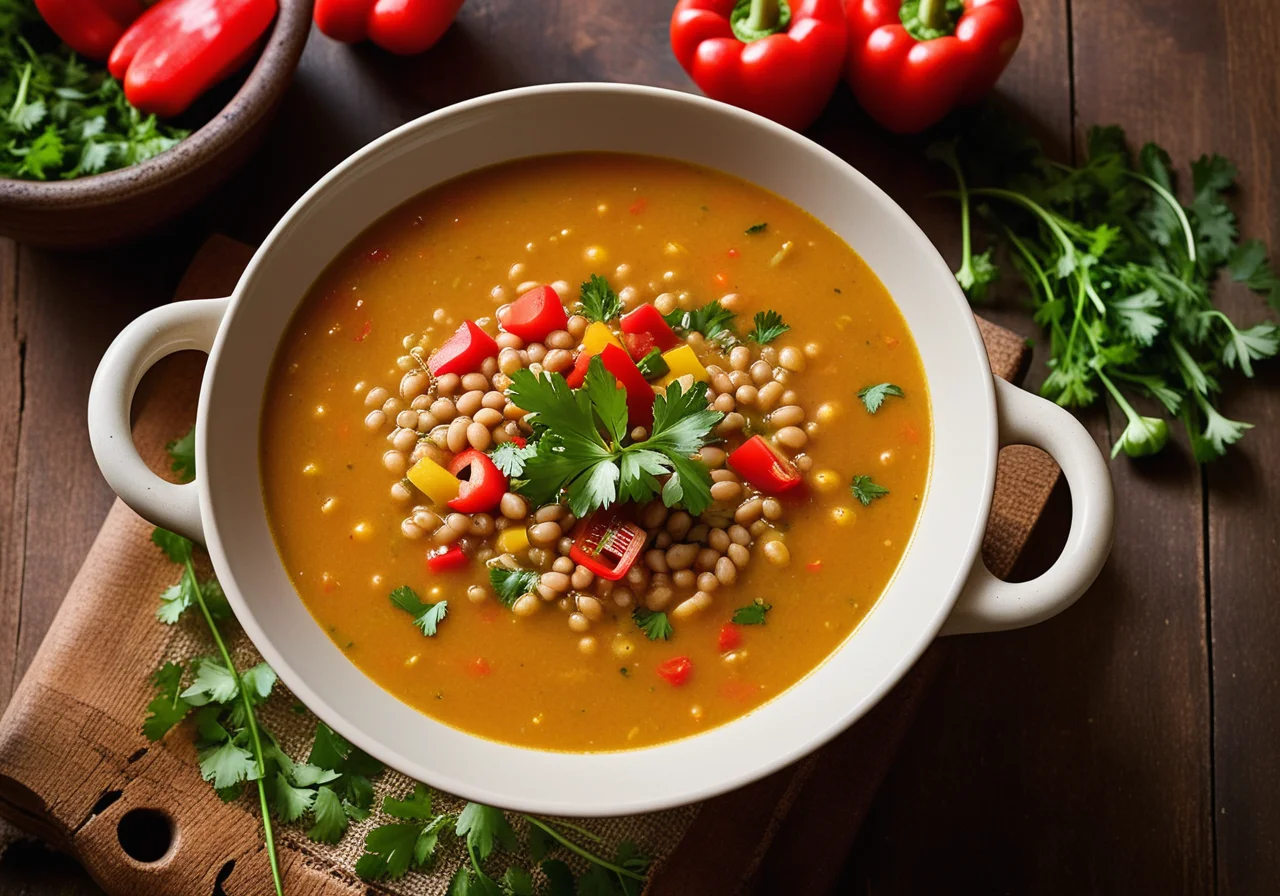 Lentil Pepper Soup