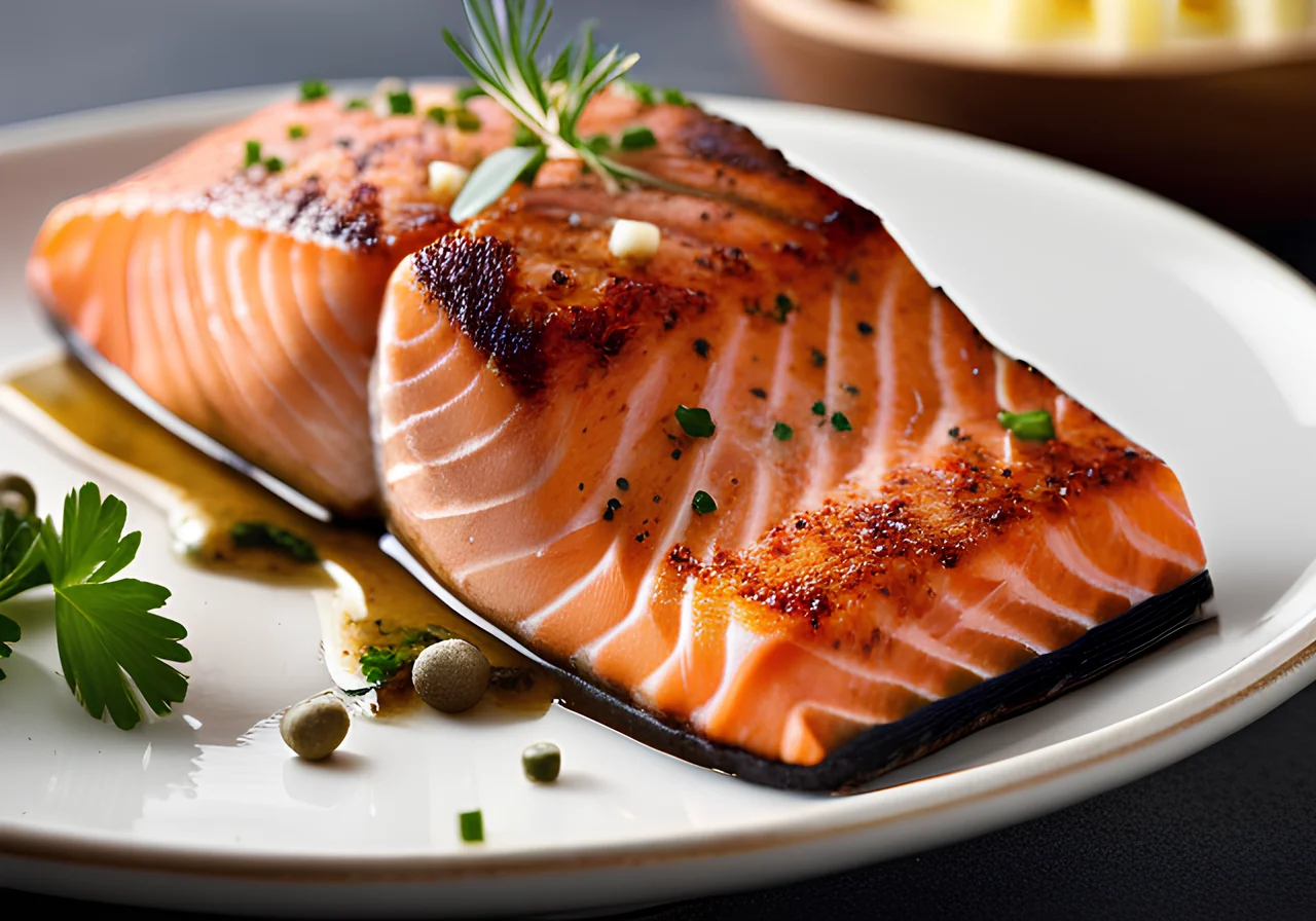 Oven-Baked Salmon Fillet