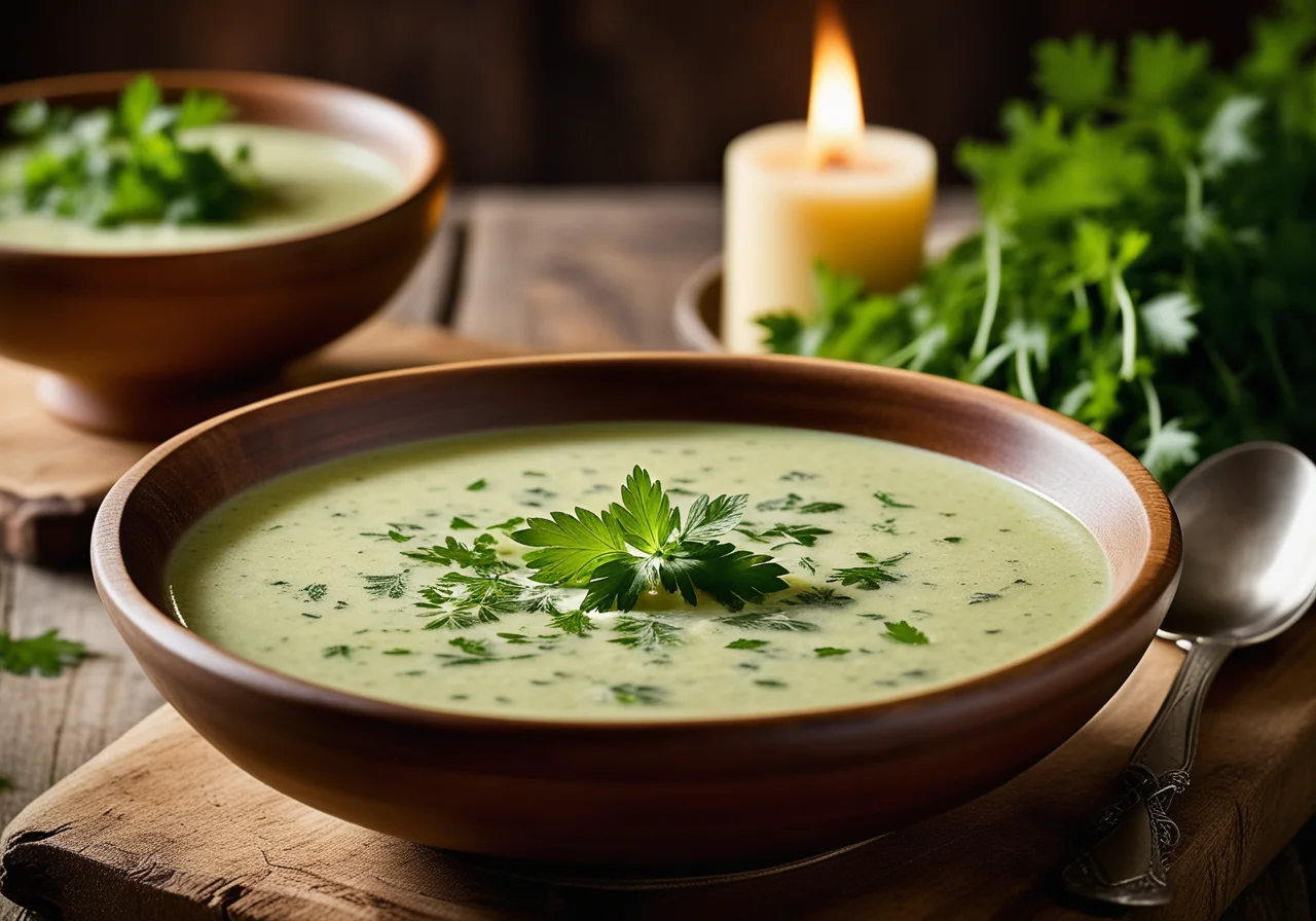 Chervil Cream Soup