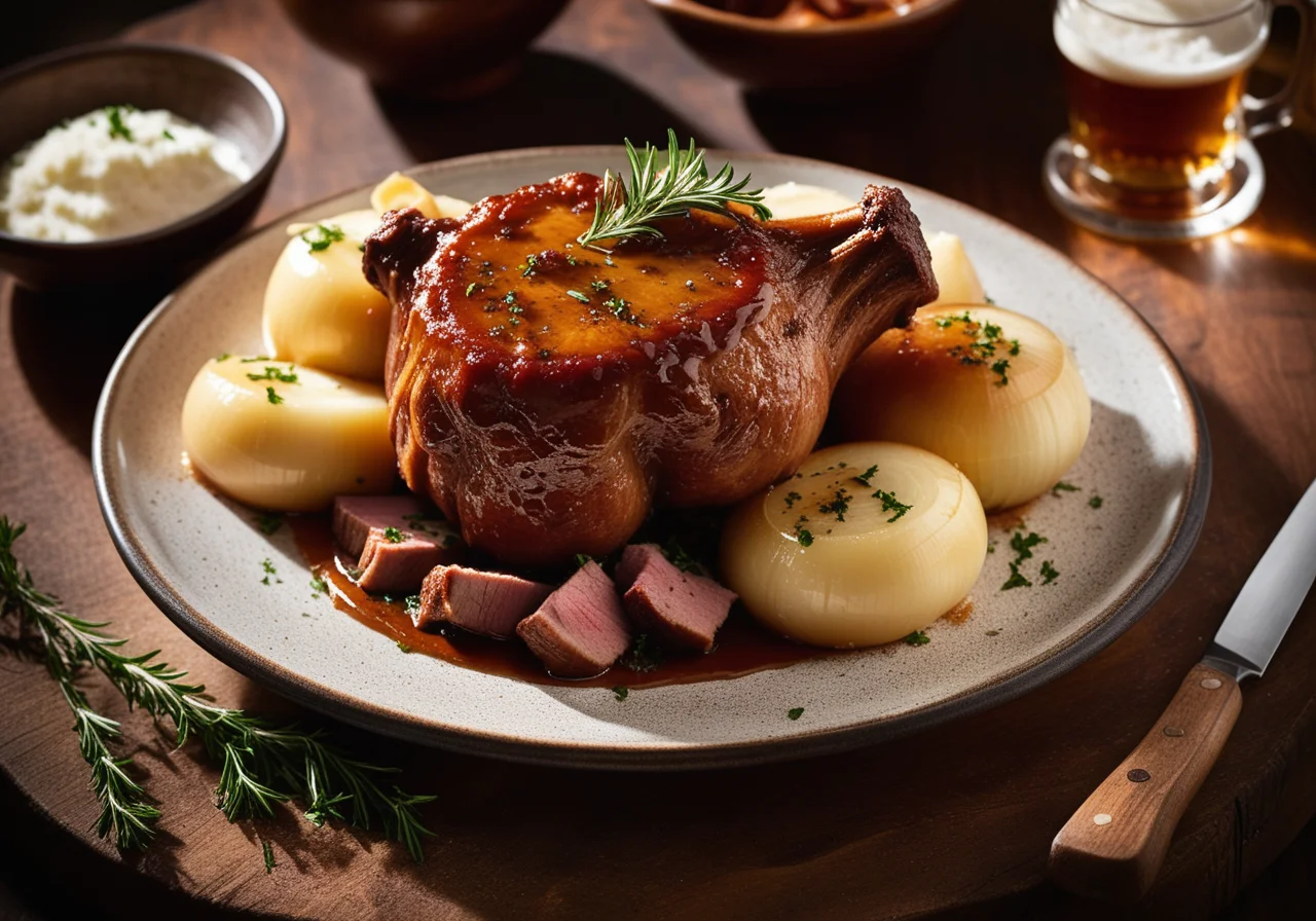 Oven-Baked Pork Knuckle