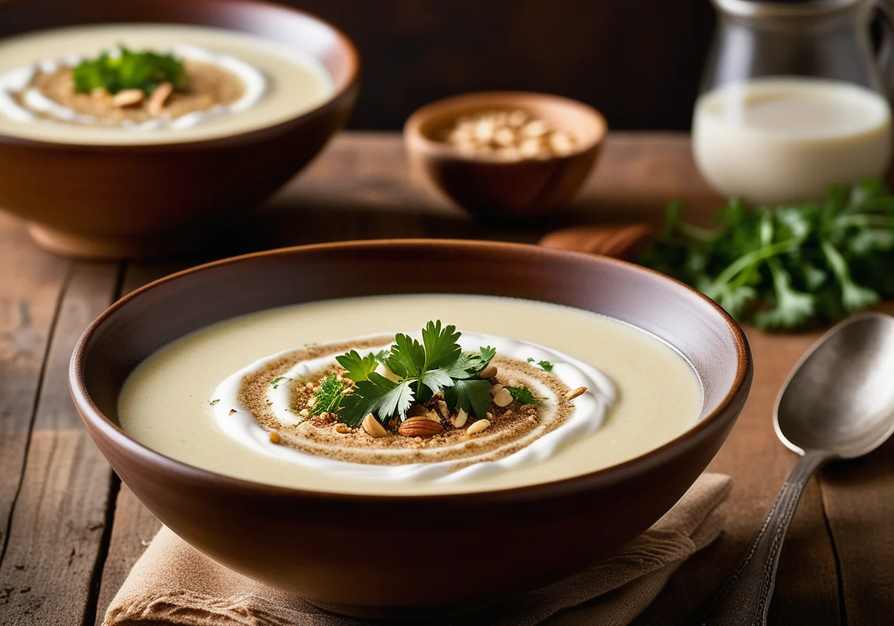 Almond Turnip Soup