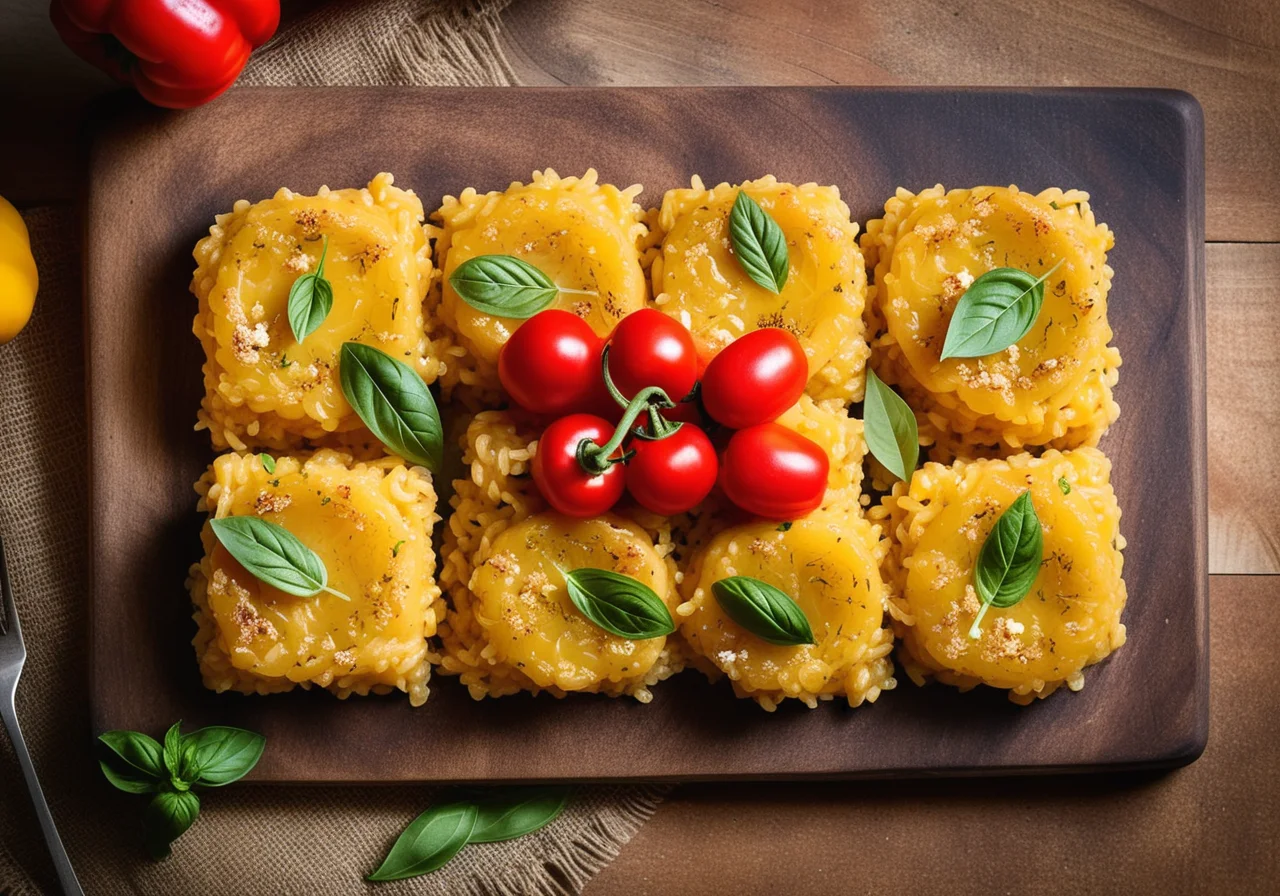 Risotto with Bell Pepper and Goat Cheese