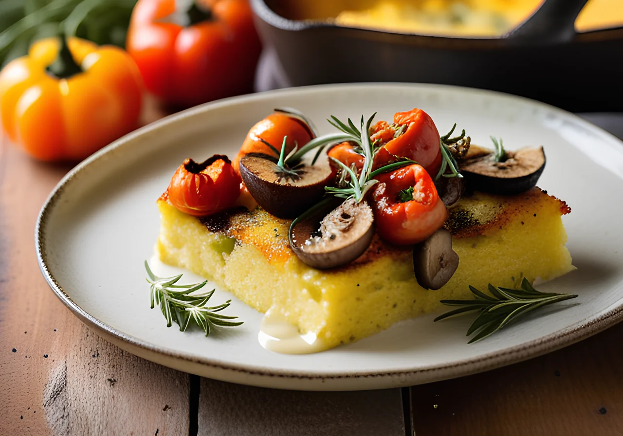Vegetable Polenta Gratin