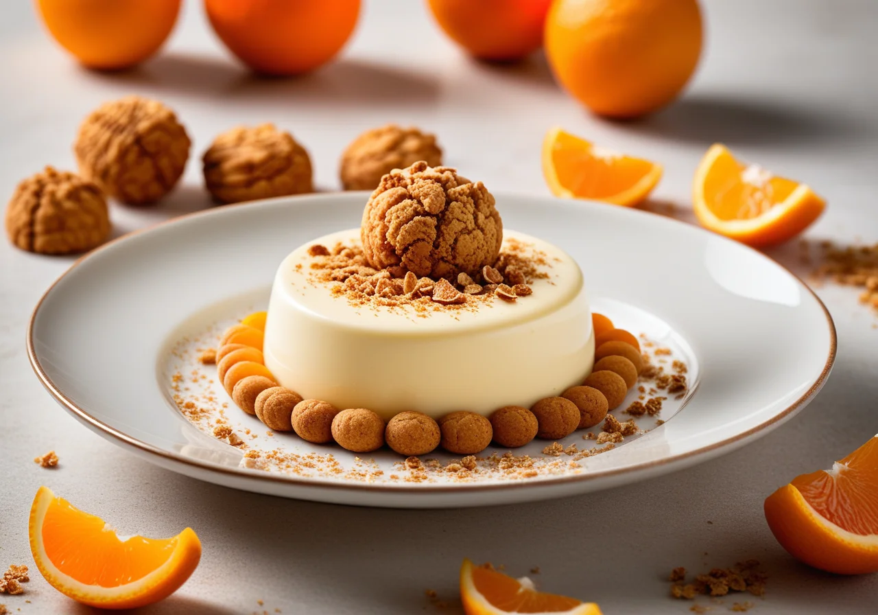 Mascarpone Cream with Amaretti and Oranges