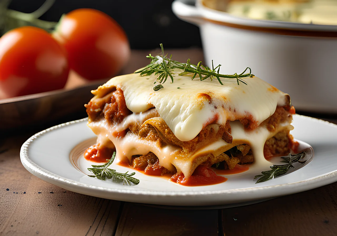 Vegetarian Eggplant Lasagna