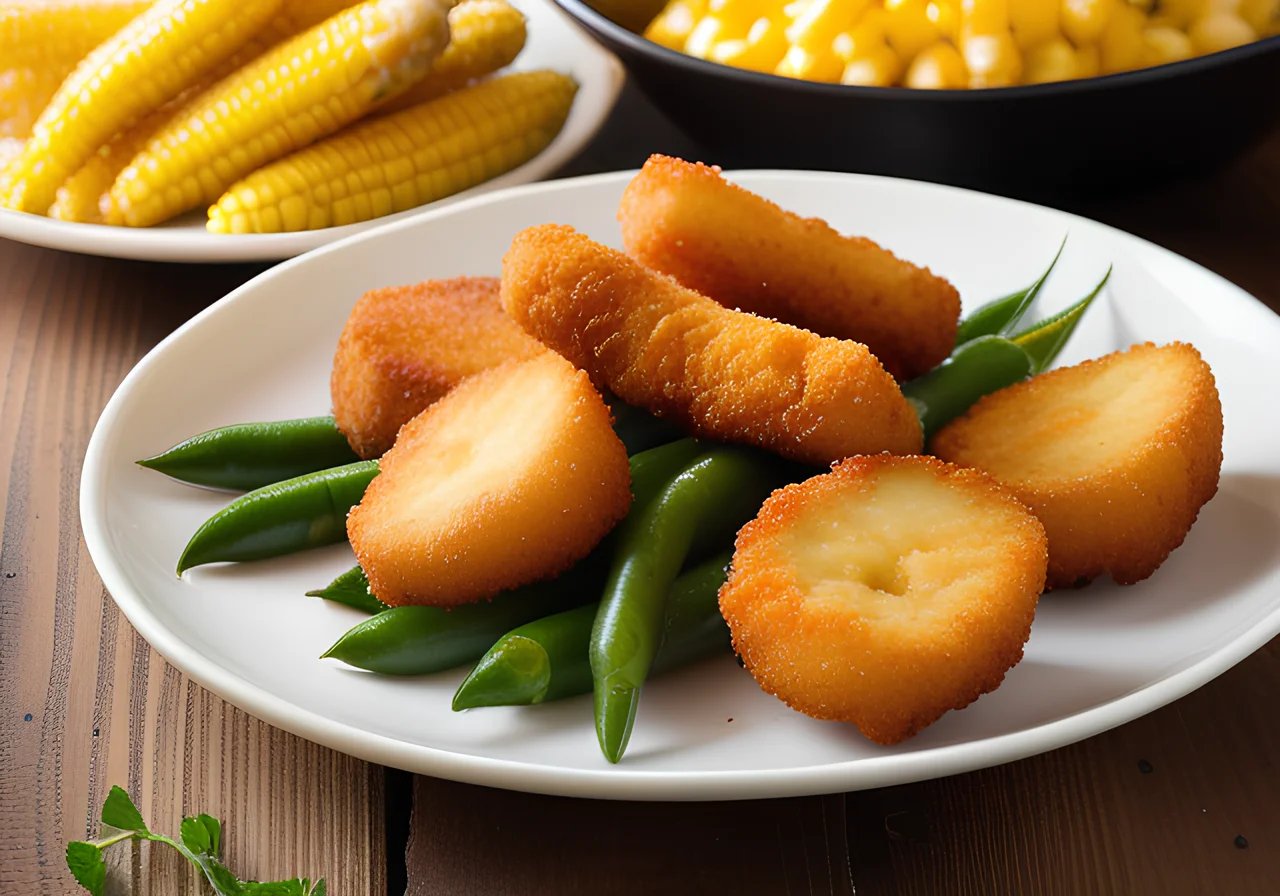 Chicken Nuggets with Vegetable Side