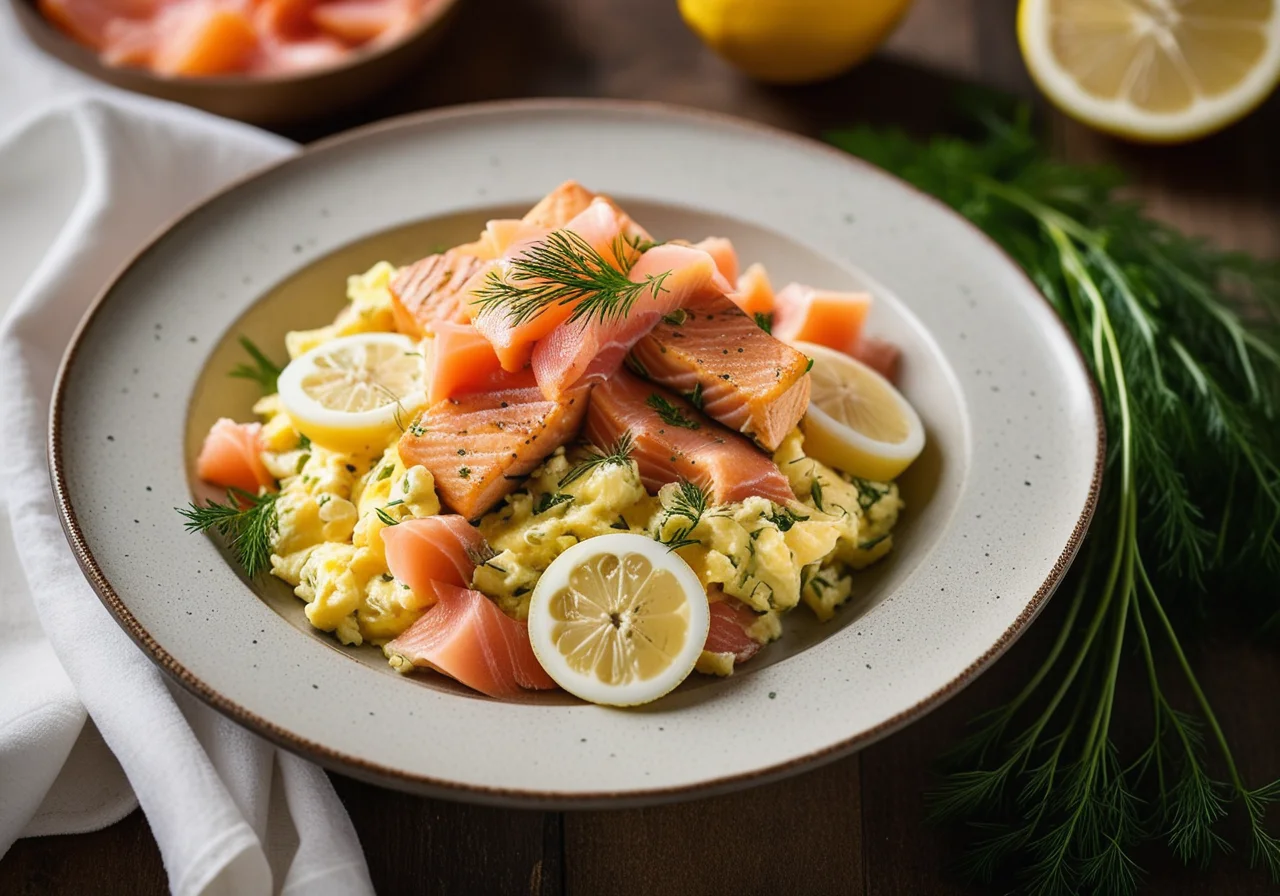 Salmon Scramble