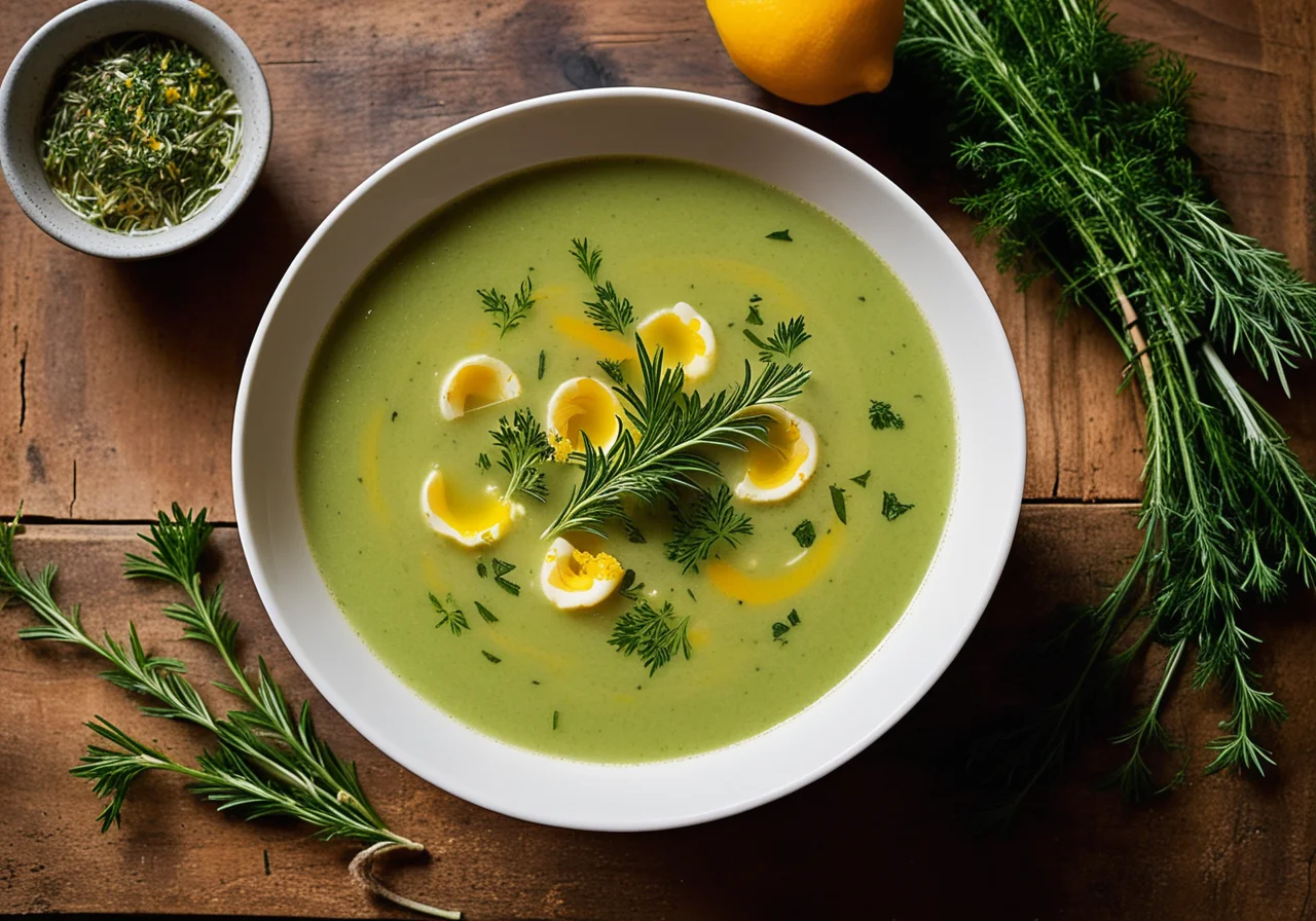 Herb Spring Blossom Soup