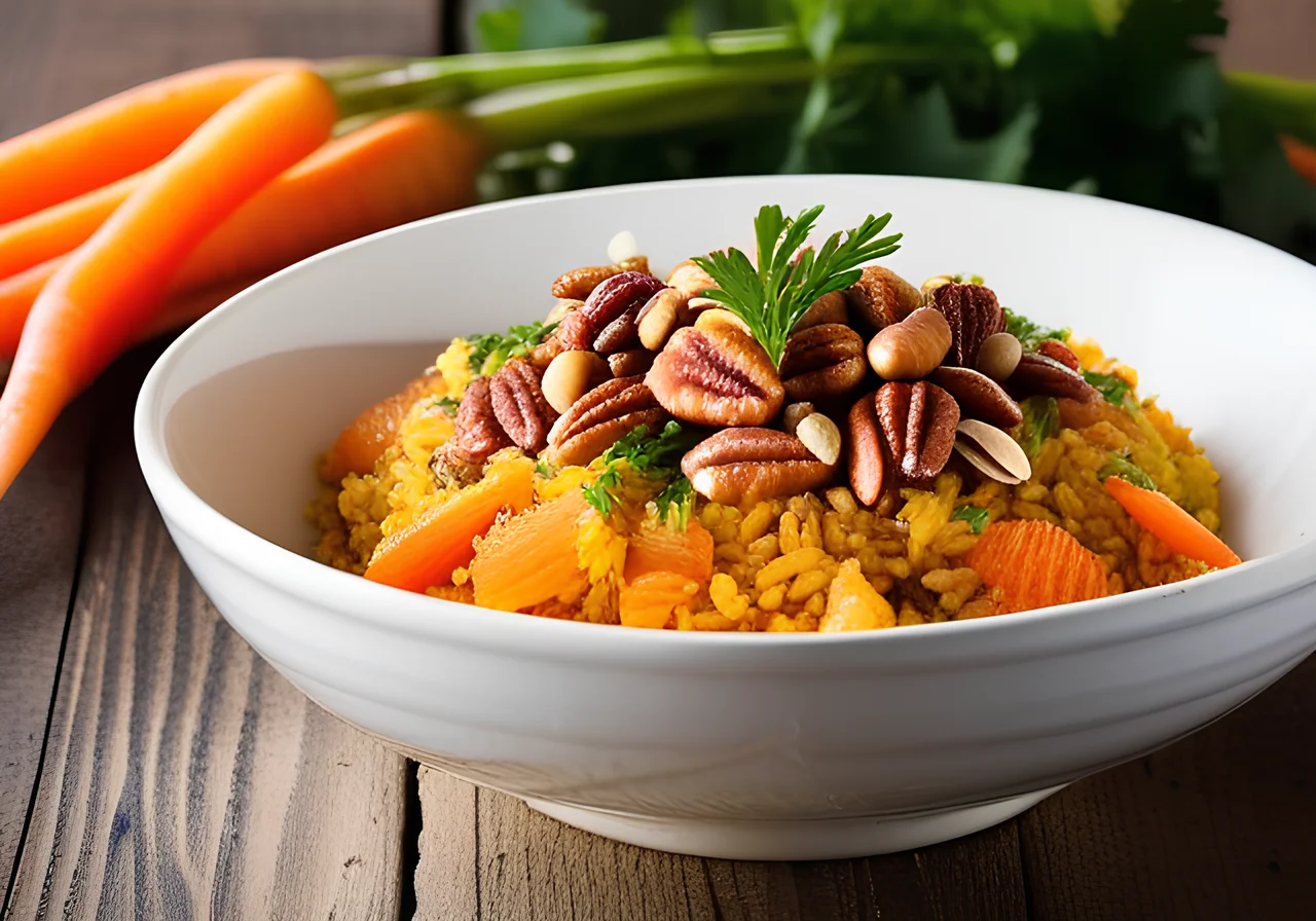 Bulgur with Quince-Carrot Vegetable