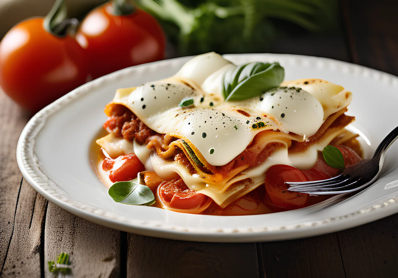 Broccoli Tomato Lasagna