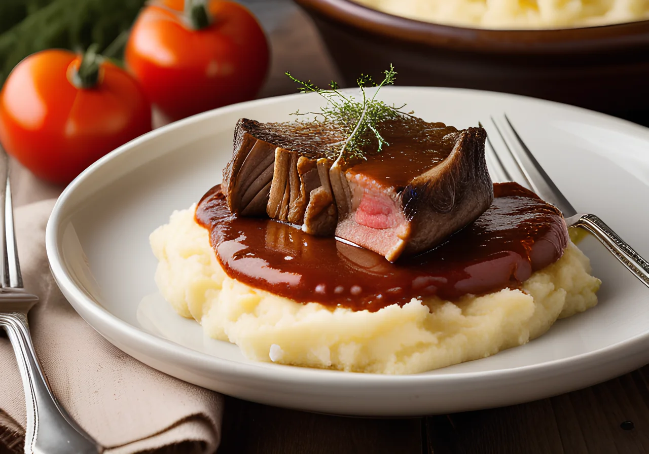 Short Ribs with Mashed Potatoes
