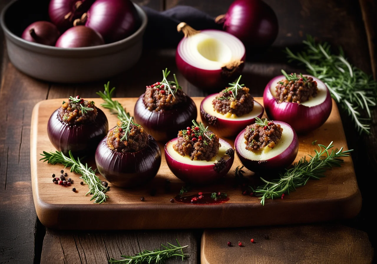 Hearty Stuffed Onions