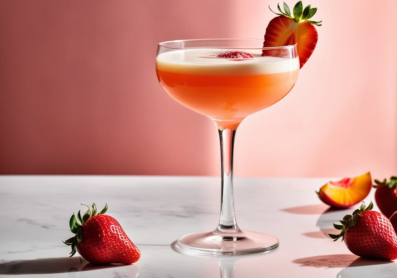 Creamy Fruity Gin Cocktail
