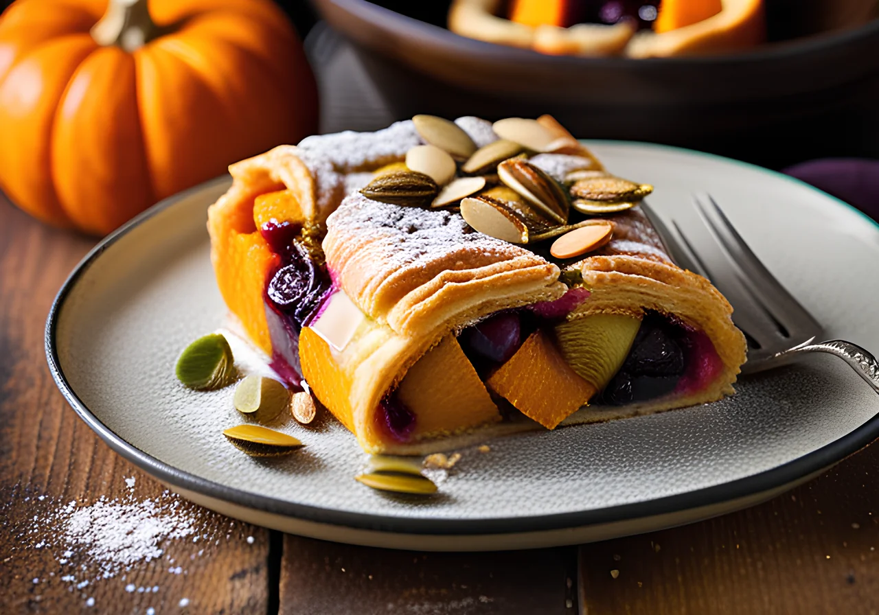 Sweet Pumpkin Strudel