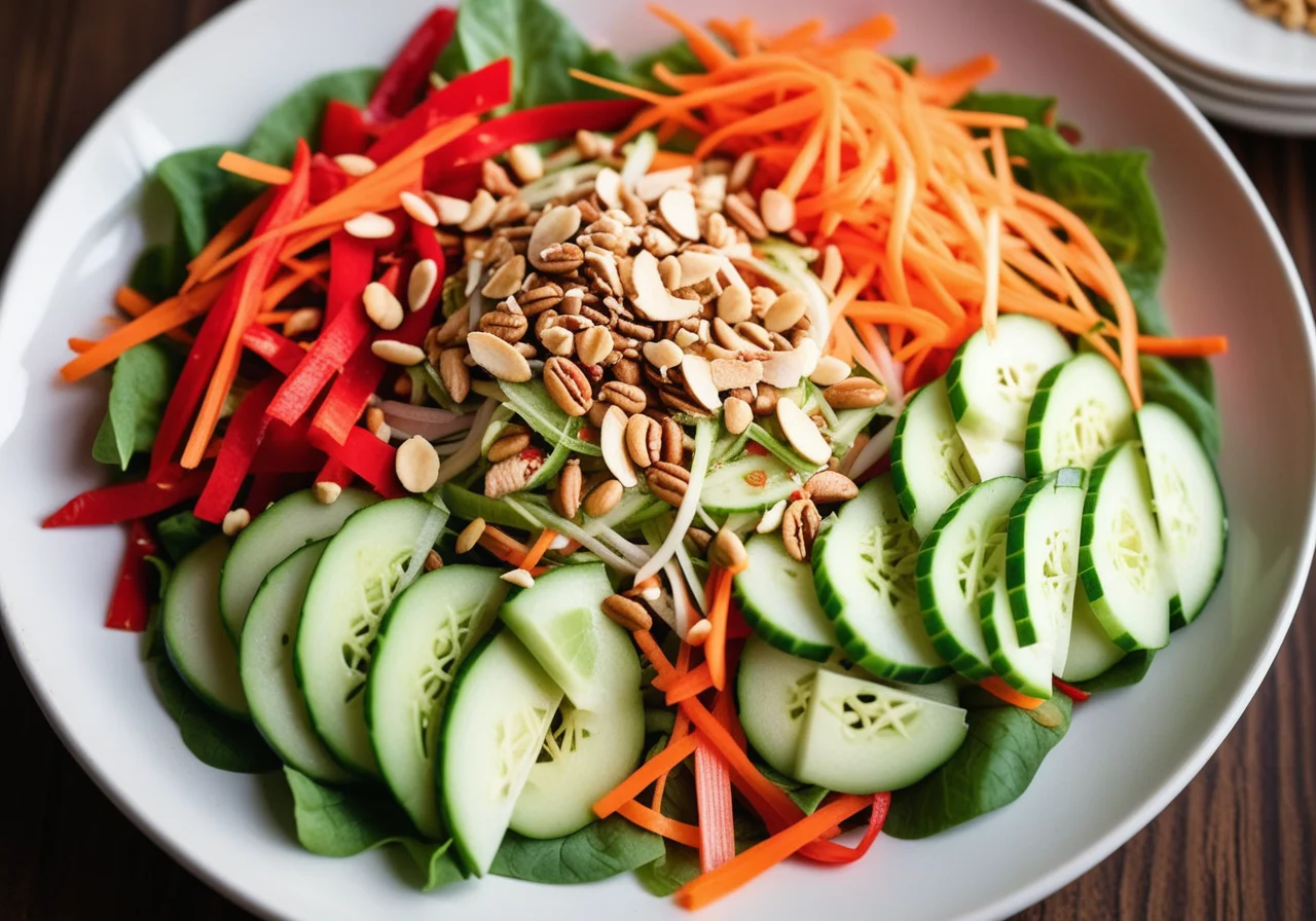 Vietnamese Salad with Turkey Breast