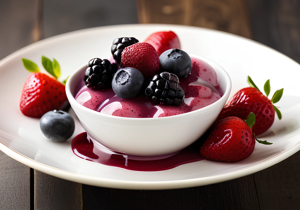 Berry Yogurt Sorbet
