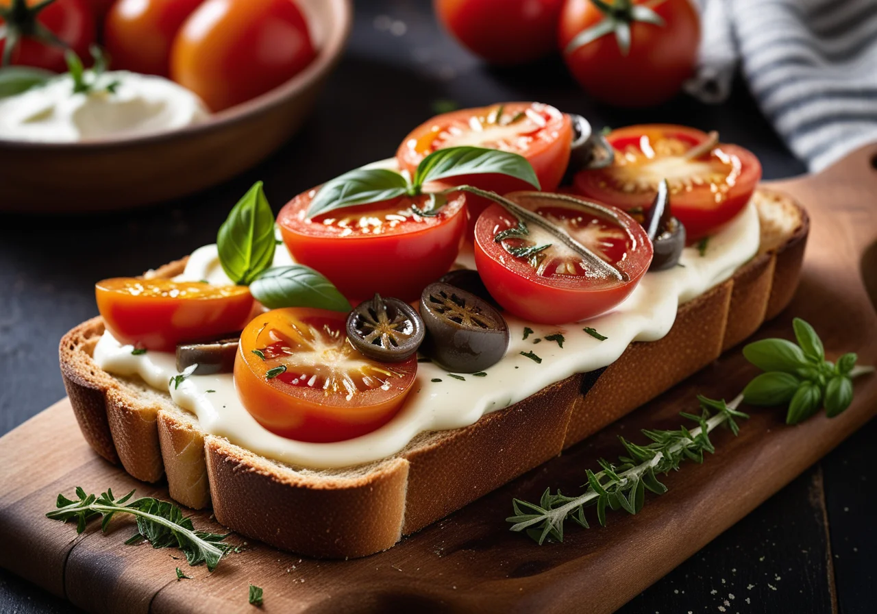 Baked Tomato White Bread