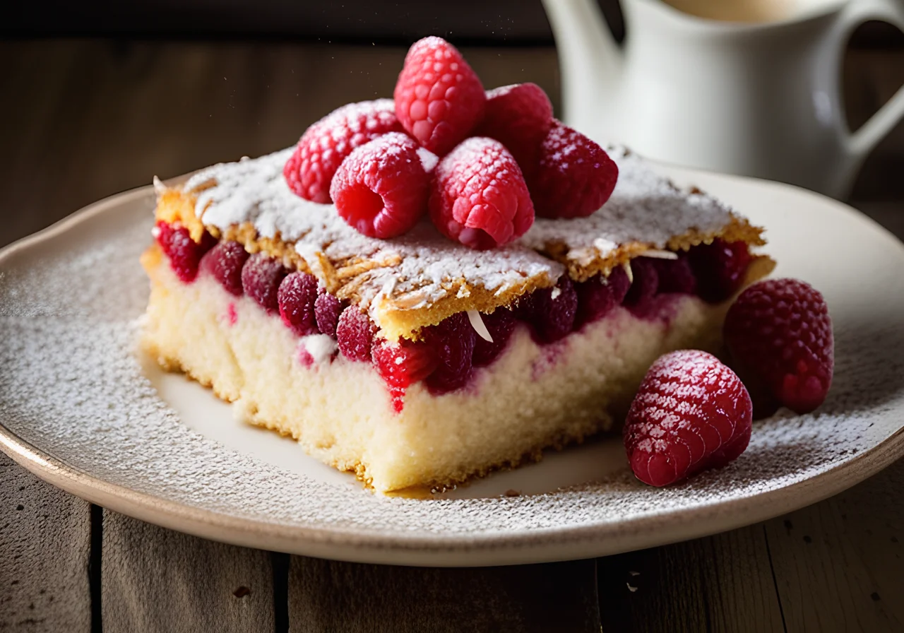 Raspberry Coconut Cake